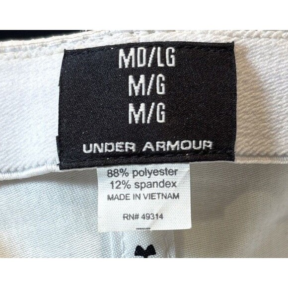 NEW NWOT Retired Notre Dame Fighting Irish Under Armour Fitted M. Hat White/Blue - Picture 11 of 12